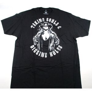 WWE Undertaker Taking‎ Souls Digging Holes Black T-SHIRT Size XL NWOT